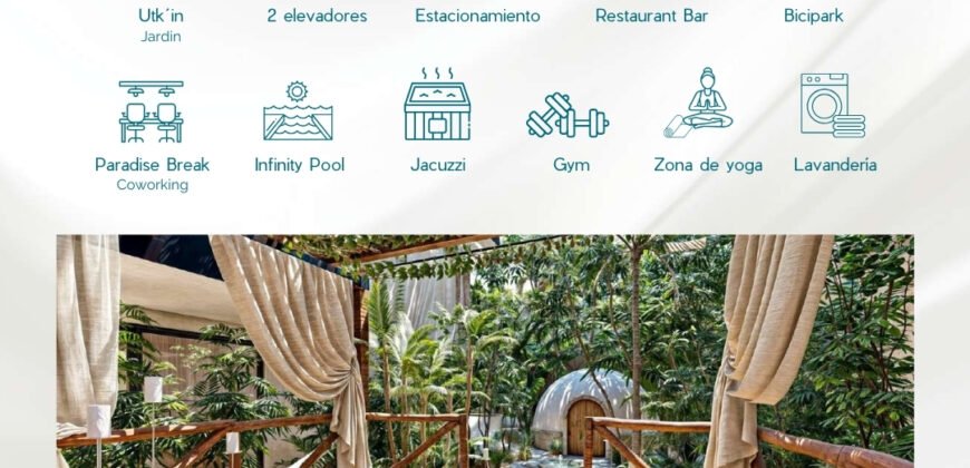 Departamento AJAL en Tulum, Quintana Roo Región 8