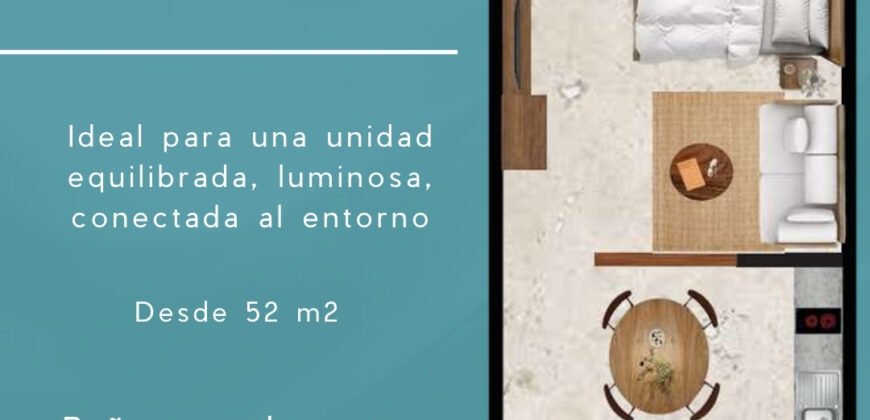 Departamento AJAL en Tulum, Quintana Roo Región 8