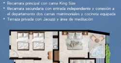 Departamento BAALAJAL, Lock-Off Tulum Región 8 Q. Roo