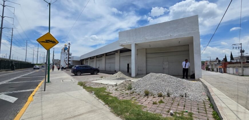 LOCALES EN RENTA FRENTE A ESTACIÓN DEL TREN ZINACANTEPEC