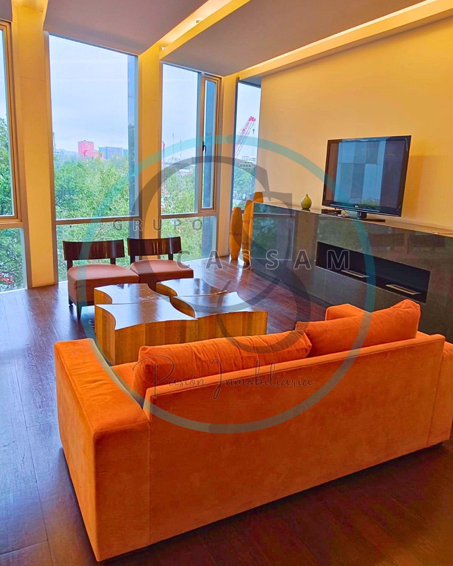 DEPARTAMENTO EN RENTA AMUEBLADO EN PASEO DE LA REFORMA